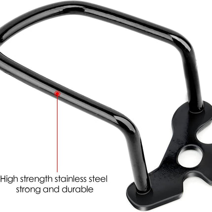 Universal Bike Bicycle Rear Derailleur Guard Rack Protector, Gear Shifter Chain Guard, Dial Protector-Style B.