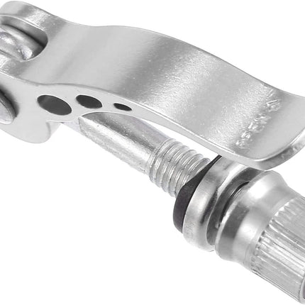 2pcs M6*65mm Aluminium Alloy Bicycle Seat Post Quick Release Pin Seatpost Skewer Bolt Silver Tone.