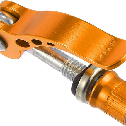 2pcs M6*65mm Aluminium Alloy Bicycle Seat Post Quick Release Pin Seatpost Skewer Bolt Yellow.
