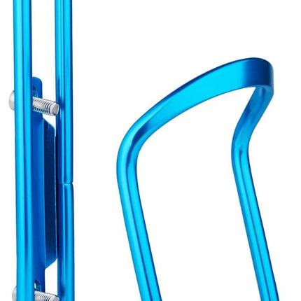 1-Pack - Lightweight Aluminum - Water Bottle Cage for Outdoor Activities (Blue) - Bicycle Accessories.