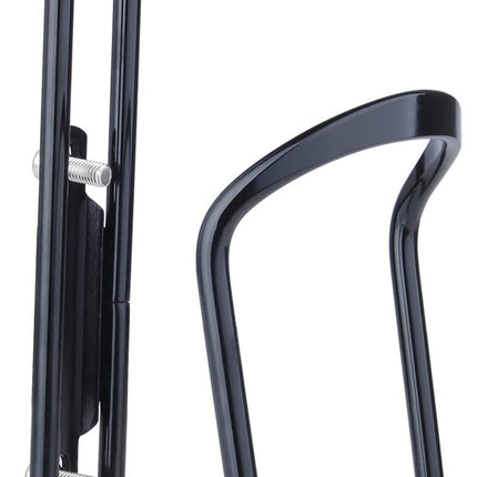 1Pack Lightweight Aluminum Alloy Cycling Bicycle Water Bottle Cage Holder Bracket for Outdoor Activities (Black), Bike Accessories.