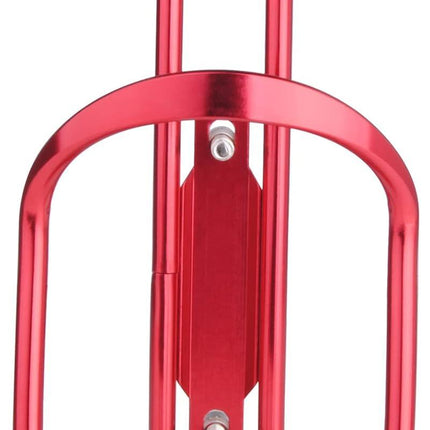 1Pack Lightweight Aluminum Alloy Cycling Bicycle Water Bottle Cage Holder Bracket for Outdoor Activities (Red), Bike Accessories.