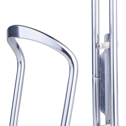 1Pack Lightweight Aluminum Alloy Cycling Bicycle Water Bottle Cage Holder Bracket for Outdoor Activities (Silver), Bike Accessories.