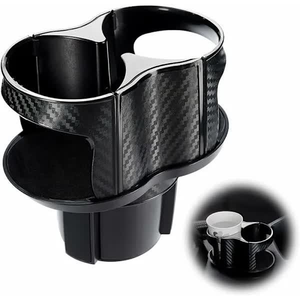 Two-in-one - Multifunctional - Car Cup Holder - Car Cup Holder - Extension Adapter - Rotatable and Adjustable Double Bottle Holder.