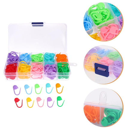 130-piece stitch markers - multifunctional - knitting markers - crochet clips.