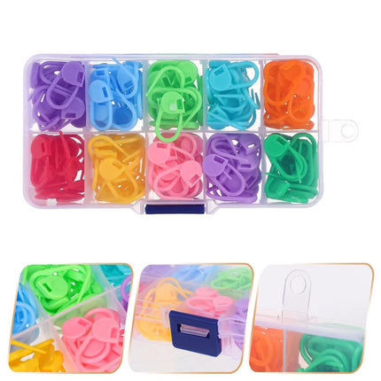 130-piece stitch markers - multifunctional - knitting markers - crochet clips.