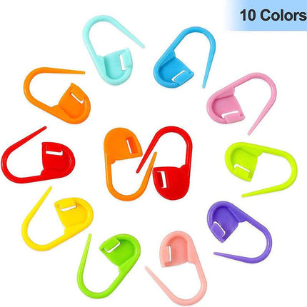 130-piece stitch markers - multifunctional - knitting markers - crochet clips.