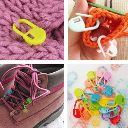130-piece stitch markers - multifunctional - knitting markers - crochet clips.