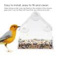 Transparent - House-shaped - Birdhouse - With weatherproof function.