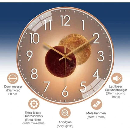 Radio clock, kitchen clock.