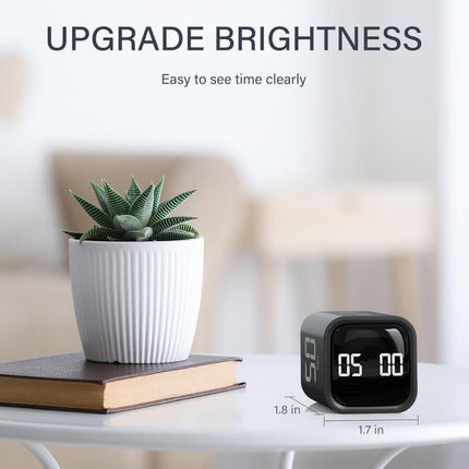 Pomodoro Timer 25/5/10 Min Desk Timer Vibration Volume Adjustable Productivity Clock.