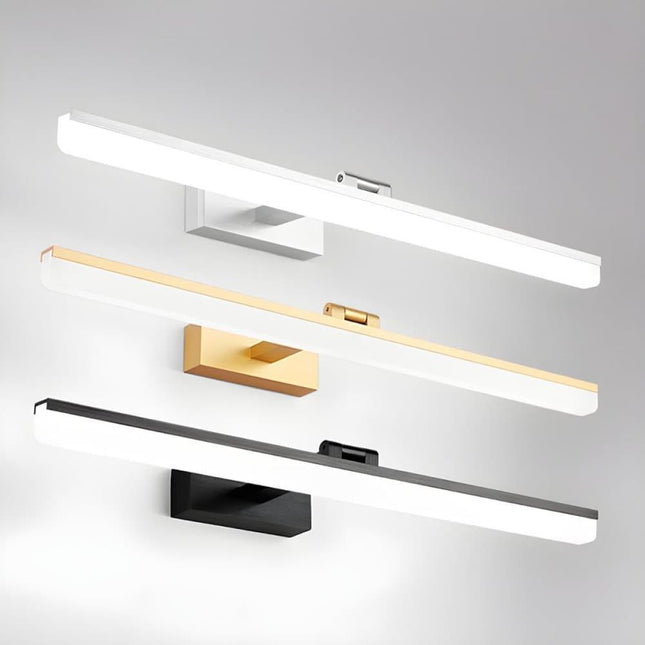 Wall light LED for mirror, wall light 40 cm for bathroom, wardrobe and toilet(Silver).