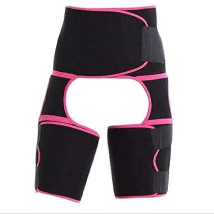 Unisex - Hip and groin support - Hip joint brace - Relief band - Suitable for both legs (pink, M).