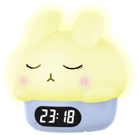 Children's night light - table lamp for bedroom - cute rabbit shape - cartoon bedside lamp - baby night light (blue).