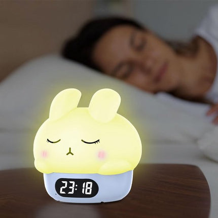 Children's night light - table lamp for bedroom - cute rabbit shape - cartoon bedside lamp - baby night light (blue).