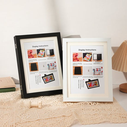 Interchangeable frame - children's drawing - Interchangeable frame A4 - Children's artwork - children's drawings interchangeable frame - Photo frame Poster frame Wall frame - Gift - White.
