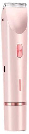 Women's Trimmer - Waterproof Electric Shaver - C-Type - Pink - 2-in-1.