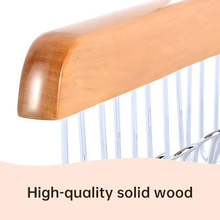 Non-slip hangers for coats, underwear, sweaters and vests - including 8 hooks (pack of 2).