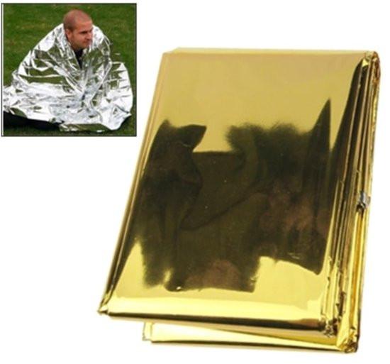 Survival Blanket Emergency Blanket - Windproof Lightweight Blanket - 2-Pack - Outdoor Sports.