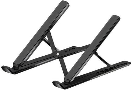 Computer Stand - Adjustable Laptop Stand - Foldable Laptop Stand - For 10-15.6 Inch Laptops and Tablets - Black.