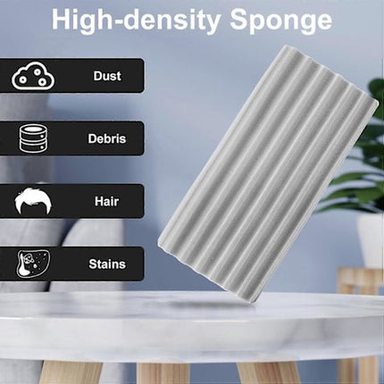 Dust Removal Sponges - Double-Sided Sponges for Wet Cleaning - Dust Removal Cloths - Reusable Sponges for Wet Cleaning - 2-Pack.