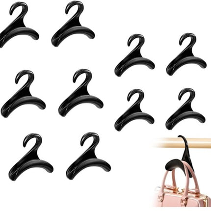 Clothes hanger - Wardrobe - Handbag organizer - Hook rack organizer for handbags and backpacks - 10 pieces.