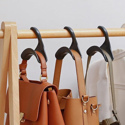 Clothes hanger - Wardrobe - Handbag organizer - Hook rack organizer for handbags and backpacks - 10 pieces.
