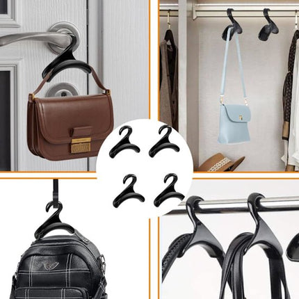 Clothes hanger - Wardrobe - Handbag organizer - Hook rack organizer for handbags and backpacks - 10 pieces.