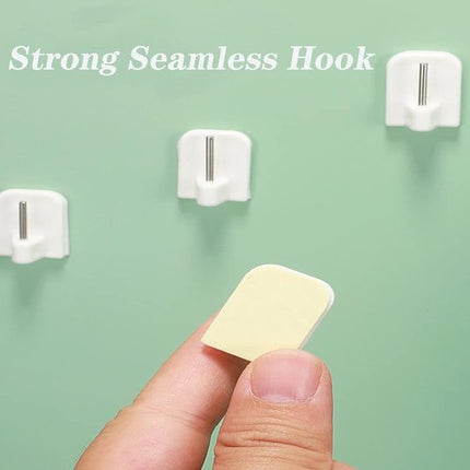 Self-adhesive key hooks - 10 pieces.