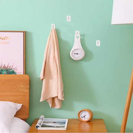 Self-adhesive key hooks - 10 pieces.