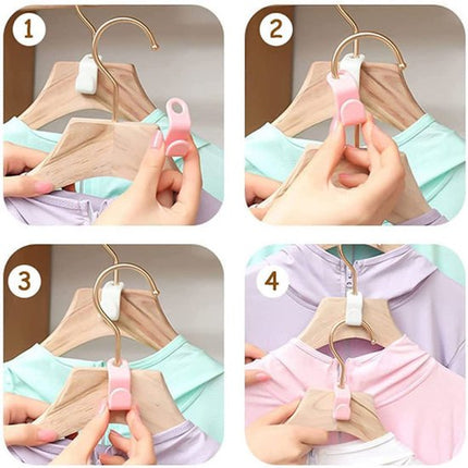 Coat Hooks - 60 pieces - Hangers/Hooks - Pink and Blue - Thickened S-shaped.