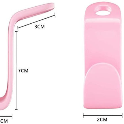 Coat Hooks - 60 pieces - Hangers/Hooks - Pink and Blue - Thickened S-shaped.