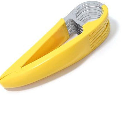 Banana cutter - Sausage cutter - Ham cutter - Small cutter - Yellow.