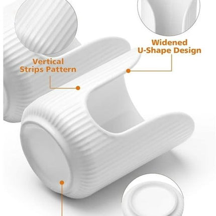 Ceramic countertop cup holder - Bathroom cup holder - Small countertop accessory - For sinks, bathrooms, kitchens and dining rooms.