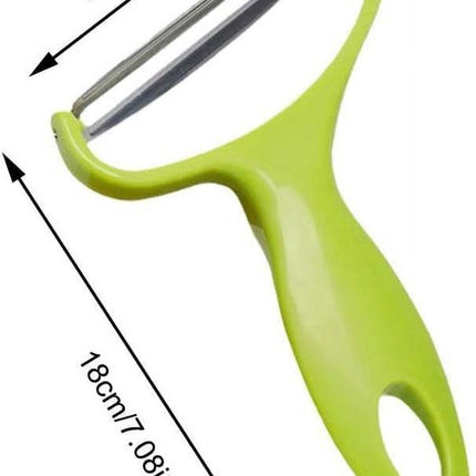 Green vegetable grater - vegetable cutter cabbage grater - stainless steel fruit and vegetable peeler cabbage grater - kitchen essential family restaurant 18*12cm.