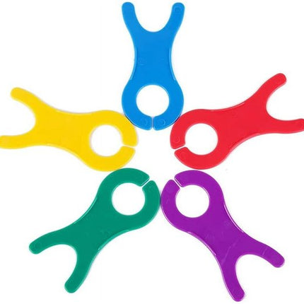 Crochet Hook - Large Spool for Knitting and Sewing - Handmade, 1 Set of 20 - Random Colors - 10x4.8 cm.