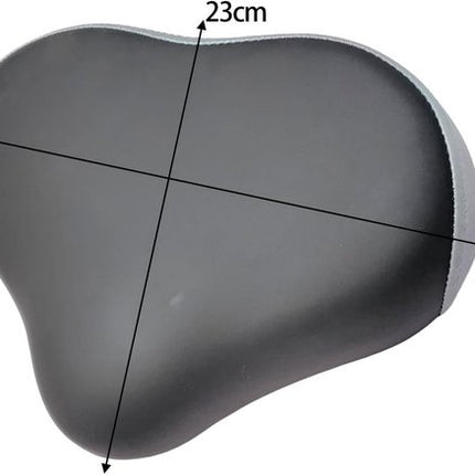 Bicycle saddle - Wide bicycle saddle - Replacement - Exercise bike saddle - Thickened - For indoor/outdoor fitness equipment - Bicycle.