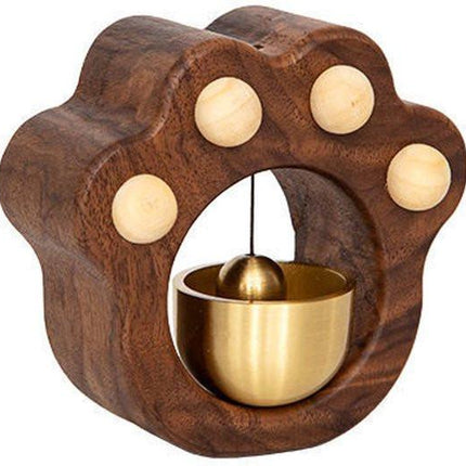 Wind chime - Magnetic wind chime - Wooden doorbell - Wooden shop bell - For opening doors (Cat).