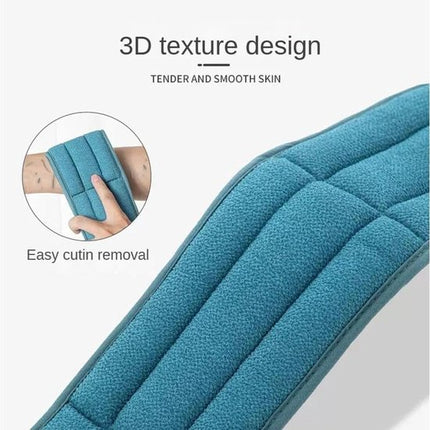 Two-Piece Bath Towel Set – Deep Cleansing Back Towel – Scrub Washcloth for Shower – Suitable for Men and Women (Blue).