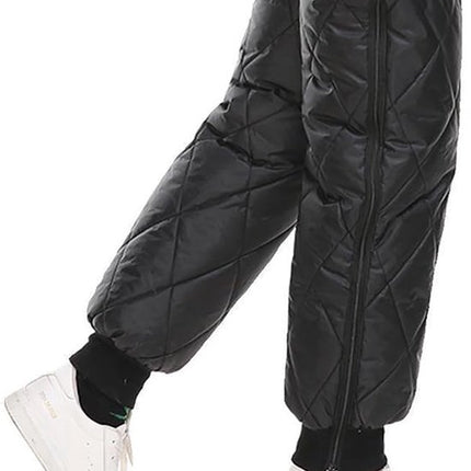 Insulated leg protectors for motorcycle riding - Windproof and waterproof leg protectors - Warm knee protectors for skiing and motorcycling in winter.