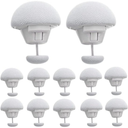 Duvet cover clips - 12 pieces - Duvet cover holders - Non-slip duvet cover clips - Suitable for  - ets, sheets, curtains, socks, mattress covers - White.