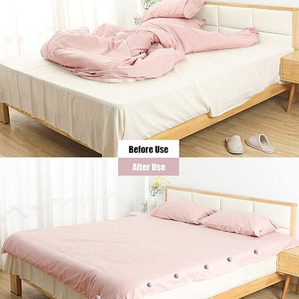 Duvet cover clips - 12 pieces - Duvet cover holders - Non-slip duvet cover clips - Suitable for  - ets, sheets, curtains, socks, mattress covers - White.