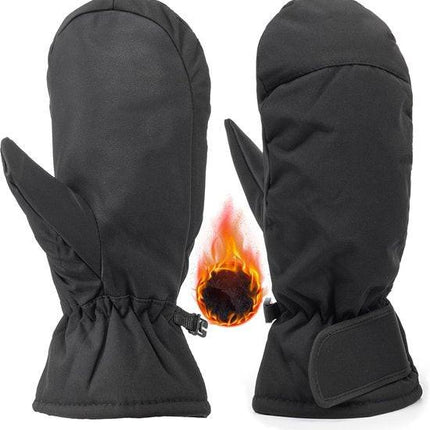 Gloves - Winter ski gloves for men and women - Non-slip - Thick - Warm - Waterproof - Suitable for cycling in cold weather - Sizes S/M.
