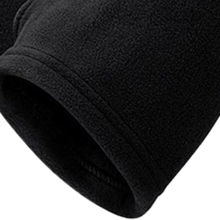 Gloves - Half-finger gloves - Warm winter gloves - Suitable for commuting, office work and driving - Black.