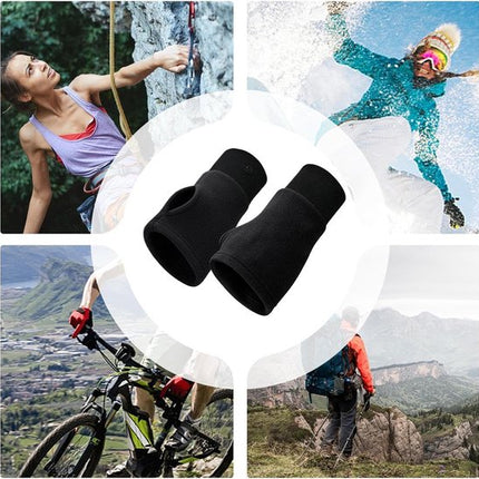 Gloves - Half-finger gloves - Warm winter gloves - Suitable for commuting, office work and driving - Black.