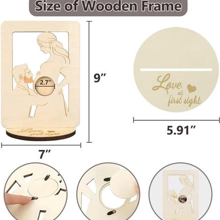 Memorial Photo Frame - Baby Ultrasound Memorial Frame - Newborn Memorial Stand - Style A.