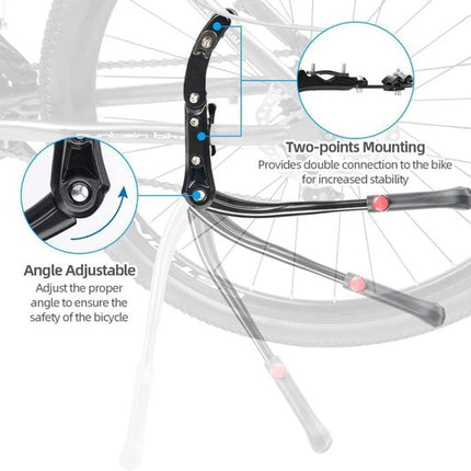 Bicycle stand - Adjustable bicycle stand - Bicycle support - Suitable for wheels from 24 to 29 inches.