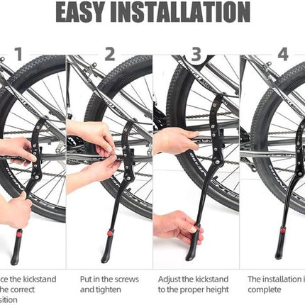 Bicycle stand - Adjustable bicycle stand - Bicycle support - Suitable for wheels from 24 to 29 inches.