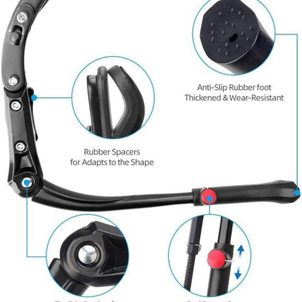Bicycle stand - Adjustable bicycle stand - Bicycle support - Suitable for wheels from 24 to 29 inches.