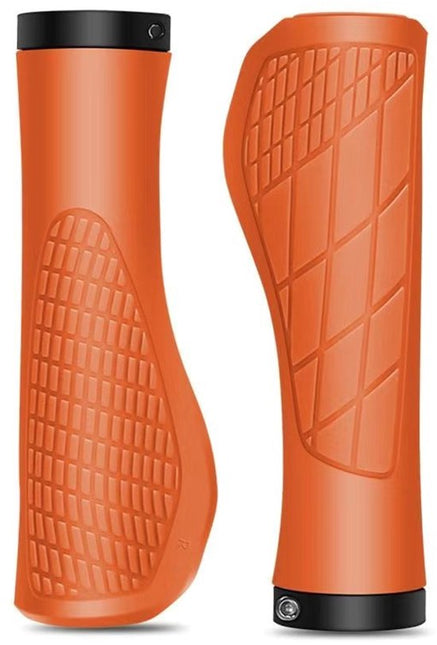 Bicycle grips - Mountain bike grips - 1 pair, including installation tools - Ergonomic bicycle grips | Orange Gripps.